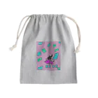 greetenの競技かるた　ピンク Mini Drawstring Bag