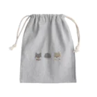 kiiro_mameのまゆげーず Mini Drawstring Bag