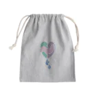 おえかきべやのHEART BREAK Mini Drawstring Bag