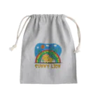 chicodeza by suzuriのライオンと虹と青空 Mini Drawstring Bag