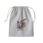 宇寅。の泥棒フェイスの子犬 Mini Drawstring Bag