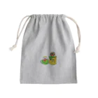 毒りんごさんのお店の文鳥のお茶浴び Mini Drawstring Bag