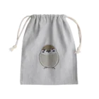 ふくふくSHOPのすずめー手描き風小鳥グッズシリーズー Mini Drawstring Bag