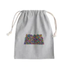 JUNetのカラフルビルのまち Mini Drawstring Bag