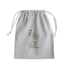 nya-mew（ニャーミュー）のヘイ！ミカジューいっちょう！ Mini Drawstring Bag