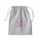 週刊少年ライジングサンズのSmile Face Pink Line Mini Drawstring Bag