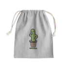 高堂玲/イラストの方のサボるサボテン Mini Drawstring Bag