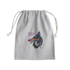 工房斑狼の狼犬ごま Mini Drawstring Bag