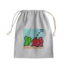 rie-pocochaの金魚 Mini Drawstring Bag