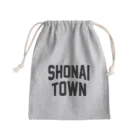 JIMOTOE Wear Local Japanの庄内町 SHONAI TOWN Mini Drawstring Bag