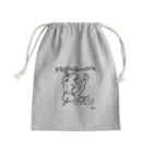 へなちょこマンの左手で描いた右利きの女 Mini Drawstring Bag