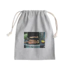 thatoneusernameのアメリカンBBQ Mini Drawstring Bag