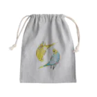 iwanの悪い顔のインコたち Mini Drawstring Bag