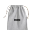 レトロゲーム・ファミコン文字Tシャツ-レトロゴ-のたびびとのふく黒ボックスロゴ Mini Drawstring Bag