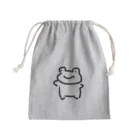 かえるのお店の落書きかえるくん Mini Drawstring Bag