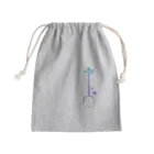 綾錦工房 りこりすの津軽三味線【黎明】 Mini Drawstring Bag