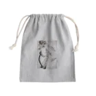 マシュマロハープのセピアで秋のハープ Mini Drawstring Bag