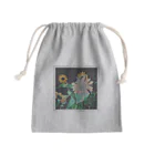 yozakura suiの適当にフラッシュ焚いて撮った向日葵 Mini Drawstring Bag