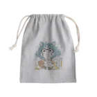 9 10 9（ qu / ten / qu ）のキツネウドン Mini Drawstring Bag