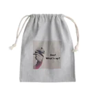 幸せの雨あられのきなこちゃん Mini Drawstring Bag