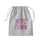 JIMOTOE Wear Local Japanの能登町 NOTO TOWN Mini Drawstring Bag