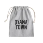 JIMOTOE Wear Local Japanの大山町 OYAMA TOWN Mini Drawstring Bag
