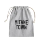 JIMOTOE Wear Local Japanの三種町 MITANE TOWN Mini Drawstring Bag