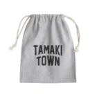 JIMOTOE Wear Local Japanの玉城町 TAMAKI TOWN Mini Drawstring Bag