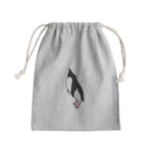 ゆるいペンギン屋の宇宙人風アデリーさん Mini Drawstring Bag