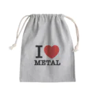 HachijuhachiのI LOVE METAL Mini Drawstring Bag