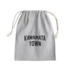 JIMOTOE Wear Local Japanの川俣町 KAWAMATA TOWN Mini Drawstring Bag