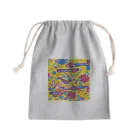 沖縄大好きシーサーちゃんの美ゅら島🌺Okinawa♡紅型 Mini Drawstring Bag