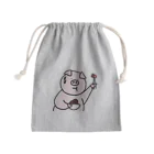 ＋Whimsyの豚キムチ Mini Drawstring Bag