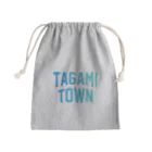 JIMOTOE Wear Local Japanの田上町市 TAGAMI TOWN Mini Drawstring Bag