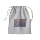 お花やさんの織物　ピンク・紫・青緑 Mini Drawstring Bag