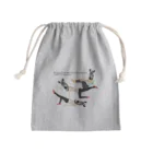 Drecome_Designのピラティス・シマウマ Mini Drawstring Bag