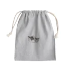 ゆずぽんず公式オンラインショップのゆずぽんず　モノクロデザインシリーズ Mini Drawstring Bag