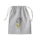 茶わん蒸しモイ子商店のおめでとBANANA Mini Drawstring Bag