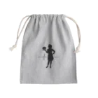 insparation｡   --- ｲﾝｽﾋﾟﾚｰｼｮﾝ｡の馬鹿は死んでも治らない(黒) Mini Drawstring Bag