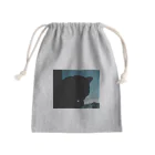 茶色三毛猫ルームの夕方の三毛猫の影 Mini Drawstring Bag