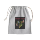 Exotc Peony～絵夢～のNepentes Paradiseシリーズ黒 Mini Drawstring Bag