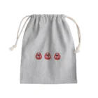 りさぽむストア SUZURIのだるマン　きんちゃく2 Mini Drawstring Bag