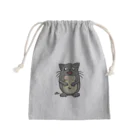 ニンニンshopのうしろのトグロ Mini Drawstring Bag