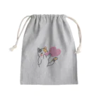 momo-nonoのもちもちほっぺのねこ Mini Drawstring Bag