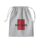 アメリカンベース のレッドカード　⚽　サッカー Mini Drawstring Bag