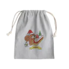 SUZURI×ヤマーフのムーリスサンタクロース Mini Drawstring Bag