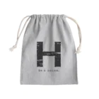 noisie_jpの【H】イニシャル × Be a noise. Mini Drawstring Bag