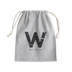 noisie_jpの【W】イニシャル × Be a noise. Mini Drawstring Bag