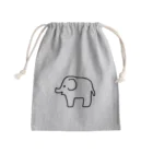 ちゃちゃやちゃやちゃやのぞうさん Mini Drawstring Bag