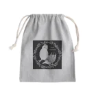 KINAKOLab@SUZURIのモノクロ文鳥さん Mini Drawstring Bag